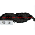 Graphite Rope Electric Conductive Woven Round Rope Graphite Fiber Rope